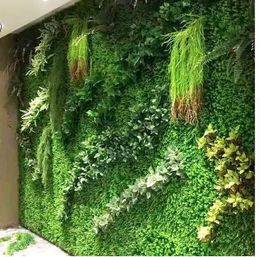 Hanging Green Plant Artificial Plant Leaves landscaping Wall Home Decoration Flower Basket/Kep Accessories Balcony Decoration