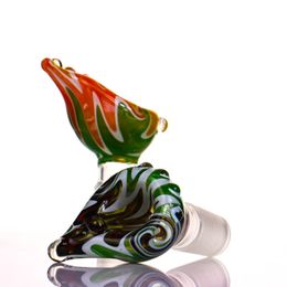 Magic Lamp Style Glass Bowl Hookahs Colourized High-Quality Bowls Thick Nice Colours 14mm 18mm Size American Colorul