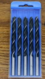 5PCS mm*110mm Woodworking Straight Shank Twist Drill Three Point Drill Bits Hole Reaming Home Use Drilling Tool Carpenter Tools