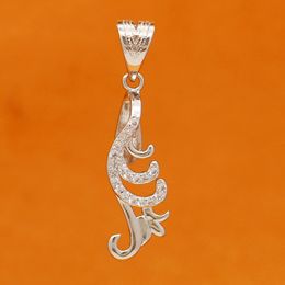 Pearl necklace pendant bracket silver pearl pendant DIY accessories copper accessories fashion charm jewelry wholesale