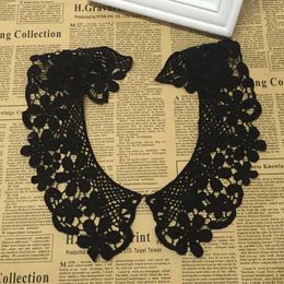 patches fabric collar Trim Neckline Applique for dress/wedding/shirt/clothing/DIY/craft/Sewing flower Floral lace black daisy