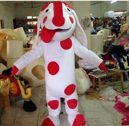 2018 Hot sale Adult Cute BRAND Cartoon New Professional spotted dog Mascot Costume Fancy Dress Hot Sale Party costume Free Ship