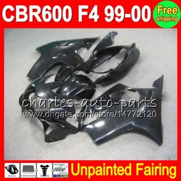 8Gifts Unpainted Full Fairing Kit For HONDA CBR600F4 99-00 CBR 600F4 99 00 CBR600 F4 CBR 600 RR F4 FS 99 00 1999 2000 Fairings Bodywork Body