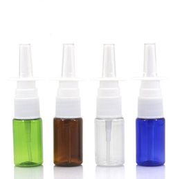 10ml Empty PET Nasal Spray Bottle, Plastic Emulsion Bottle Container Packaging Sample Bottles LX1192