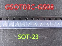 transistor wholesale UK - 50pcs lot Electronic Components Transistor GSOT03C-GS08 SOT-23