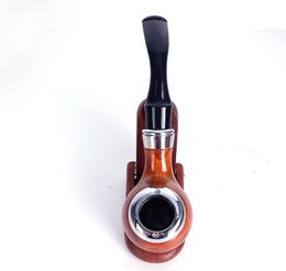 Inlaid with circle straight pipe resin box portable Philtre pipe smoking