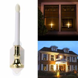 Solar Powered Led Bulb Lamp Candle With Panel Window wall Decorative Lighting On Window Fashion Flick Candles 2 Modes Be Twinkle