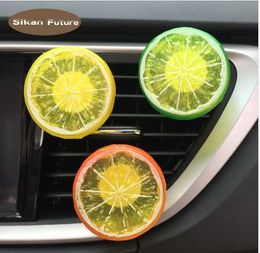 Lemon vent clip, perfume clip, car interior decoration.