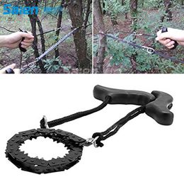 Camping Hand Chain Saws, Long Survival Chainsaw Portable Carring Folding Pocket Saw for outdoor Hiking Gardening