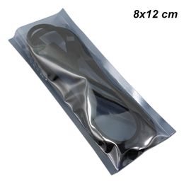 8x12 cm Open Top Poly Plastic Heat Seal Anti-Static Bags for Hard Disc Heat Sealed Vacuum Anti Static Data Line Digital Cables Packing Pouch