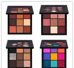 Hot Sale Beauty Cosmetics Palette makeup palettes 9 color eyeshadow palette eyeshadow Pearl matte 6 kinds of style DHL Free shipping