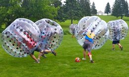Free Shipping Hot Bubble Football Game Top Quality 100% TPU Body Zorb Bumper Bubble Ball Bubble Suit