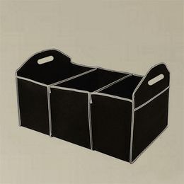 Non Woven Car Trunk Storage Container Bag High Capacity Black Color Storages Box Toy Top Quality 5 5hj ff