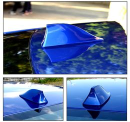 Blue ABS Roof Shark Fin Antenna Cover Radio Trim For Honda Civic 10th 2016-2018