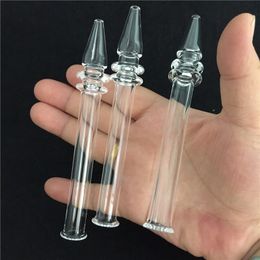 New Arrival Mini Nectar Collector Quartz Nail with 5 Inch quartz Filter Tips Tester Quartz Straw Tube Glass Water Pipes Smoking Accessories