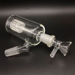 Glass Ash Catchers 14mm 18mm 4.5 Inch Glass Bong Ash Catchers Thick Pyrex Clear Bubbler Ashcatcher 45 90 Degree For J-Hook Adapters