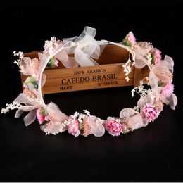 Flowers, hay, wreaths, brides, gowns, fairs, pink heads, hair bands.