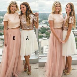 dusty rose gold dress