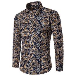 camisas estampadas hombre vintage