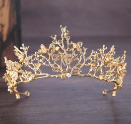 Baroque crown wedding dress accessories hoop bridal headwear crown