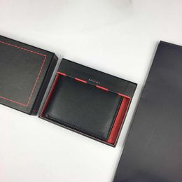 2018 echtes Leder Männer Brieftaschen Designer Herren Brieftasche Kurze Geldbörse Mit Münzfach Kartenhalter Fall Hohe Qualität