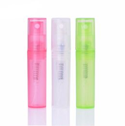 Fashion Portable 2 ml Mini Plastic Spray Perfume Vials Sample Test Container Atomizer Perfume Bottles LX2269