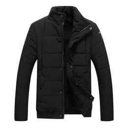 DIMUSI Winter Jacket Mens Fleece Cotton Thick Warm Parkas MaleCasual Outwear Windbreaker Jacket Coats Brand Clothing 4XL