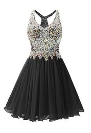 2018 Sexy Sweetheart Crystal Prom Dresses Party Homecoming Dress With Sequins For Girls Juniors Graduation Party Prom Formal Gown BH02