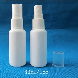 100 sets 30ml/1oz HDPE Empty White Plastic Perfume Bottle Refillable Sprayer Bottle