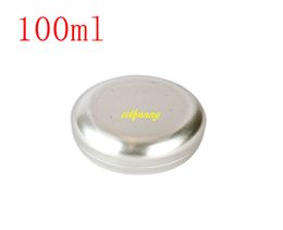 100pcs/lot Fast shipping 100ml Aluminium Jars Empty Cosmetic Metal Aluminium soap box Tin earphone Containers