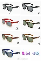 Neue Markendesigner-Mode im Freien Glas-Sonnenbrillen für Männer und Frauen Sport Unisex-Sonnenbrillen Schwarzrahmen-Sonnenbrillen 7 Farben KOSTENLOSER VERSAND