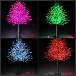 480LED~2304LED/ 1.5M~3M Height LED Cherry Blossom Tree LED Christmas Tree Light Waterproof 110/220VAC White Color Outdoor Use Free Ship