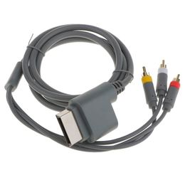 HD TV Component A/V AV Audio Video Optical Cable Cord Lead for Microsoft Xbox 360 Console Video Game DHL FEDEX EMS FREE SHIPPING