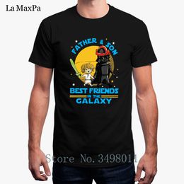 best tee shirts for men Canada - Wholesale Father And Son Best Friend In The Galaxy T-Shirt Costume Men T Shirt 100% Cotton Summer Mens Tee Shirt