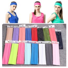 Candy Colour Vogue Women Yoga Sport Headband Simple Hairband Elastic 20*5cm Elastic Headband Sports Yoga Accessory headbands