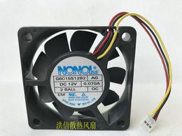 Nonoise G6015S12B2 BA 60mm 6cm For Samsung HLT5087 HLT5687 HLT6187 HLT5687SAX XAA HLT6187SX XAA cooling fan