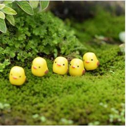 5Pcs Micro Landscape chicken kawaii cabochons Resin Craft miniature figurines mini garden decoration terrarium decor Home Craft
