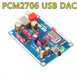 Freeshipping PCM2706 DAC USB Sound Card I2/ 3.5mm Coaxial Headphone Output DAC Amp Kits