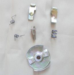 4 sets X Steel ratchet recoil starter pawl rebuid kit for Honda GX160 GX200 5.5HP pull start repair pawls screw s pring washer pin