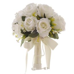 Ramo De Rosas De Seda Blanca Barata Suministro de Argentina Ramo De Rosas De Seda Blanca Barata Suministro de Argentina