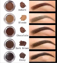 New makeup eyebrow 11 color Chocolate Dark Brown Ebony Auburn Medium Brown Blonde Eyebrow Enhancers Waterproof epacket