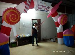 Inexpensive price Colourful and varied inflatable candy arches made by Ace Air Art for festivals and weddings on sale