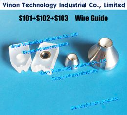 Ø0.255MM S101+S102+S103 edm Wire Guide Set (3081771 Sapphire Split Guide AB+3080247 Dies Upper+3081423 Dies Lower) 0206109, 0200142, 0205267