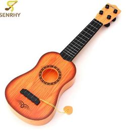 43cm Acoustic 4 Strings Plastic Musical Toy Ukulele Guitar For Kids Children Beginners Gift Guitar Educational Development