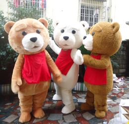 2018 Hot sale teddy bear mascot costume for adult to wear for sale with 5 colour for choice