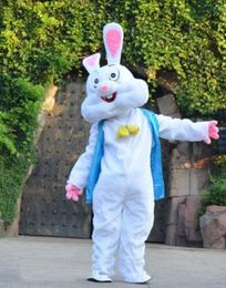 2018 Factory direct sale Blue Easter Bunny Bug Rabbit cartoon Mascot Costume Fancy Dress Animal mascot costume free shipping