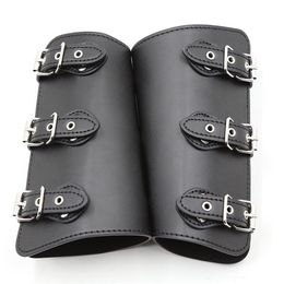 ACCIAIO Inossidabile Manette Bondage Roleplay Slave solido Heavy Metal Polsini a mano