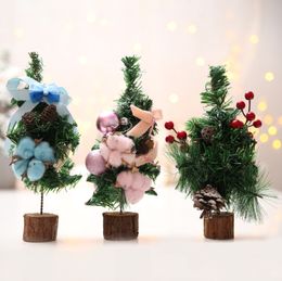DIY Christmas Tree Small Mini Christmas Trees Placed In The Desktop Home Office Decoration Christmas Decoration Kids Gifts