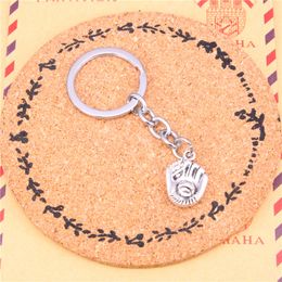 Keychain baseball glove Pendants DIY Men Jewelry Car Key Chain Ring Holder Souvenir For Gift