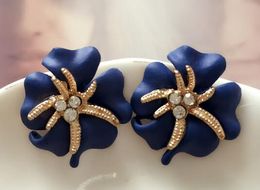 new hot Bohemian fashion metal sweet and rich flowers sea star personality temperament ear nail fashion classic delicate